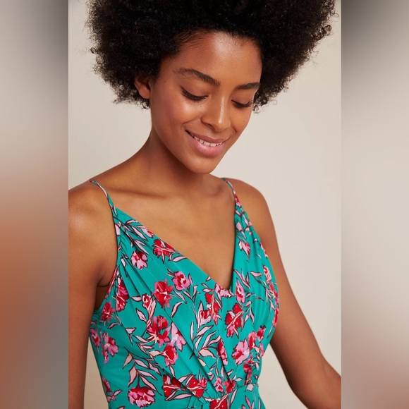 💫HP‼️💫 SILK‼️ NWT YUMI KIM by Anthropologie Floral Dress, Size 8 - Picture 3 of 10